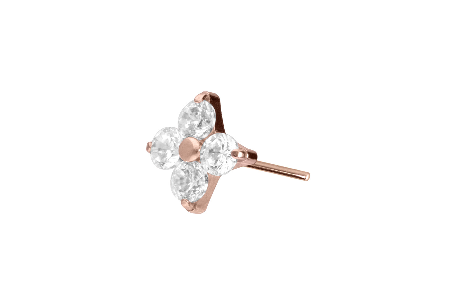 Titan Aufsatz mit Push Pin KRISTALLBLUME